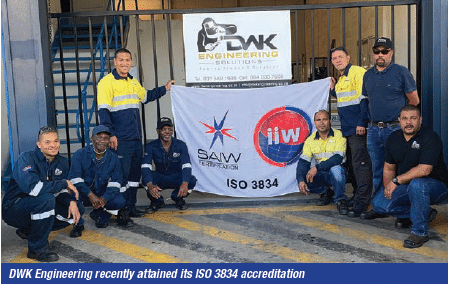 The SAIW Welding Fabricator Certification Scheme (ISO 3834)